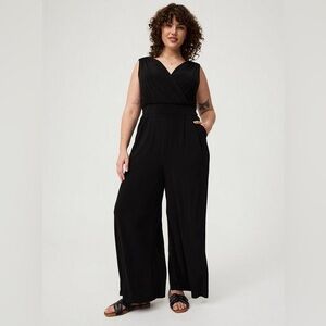 Torrid Surplice Knit Jumpsuit